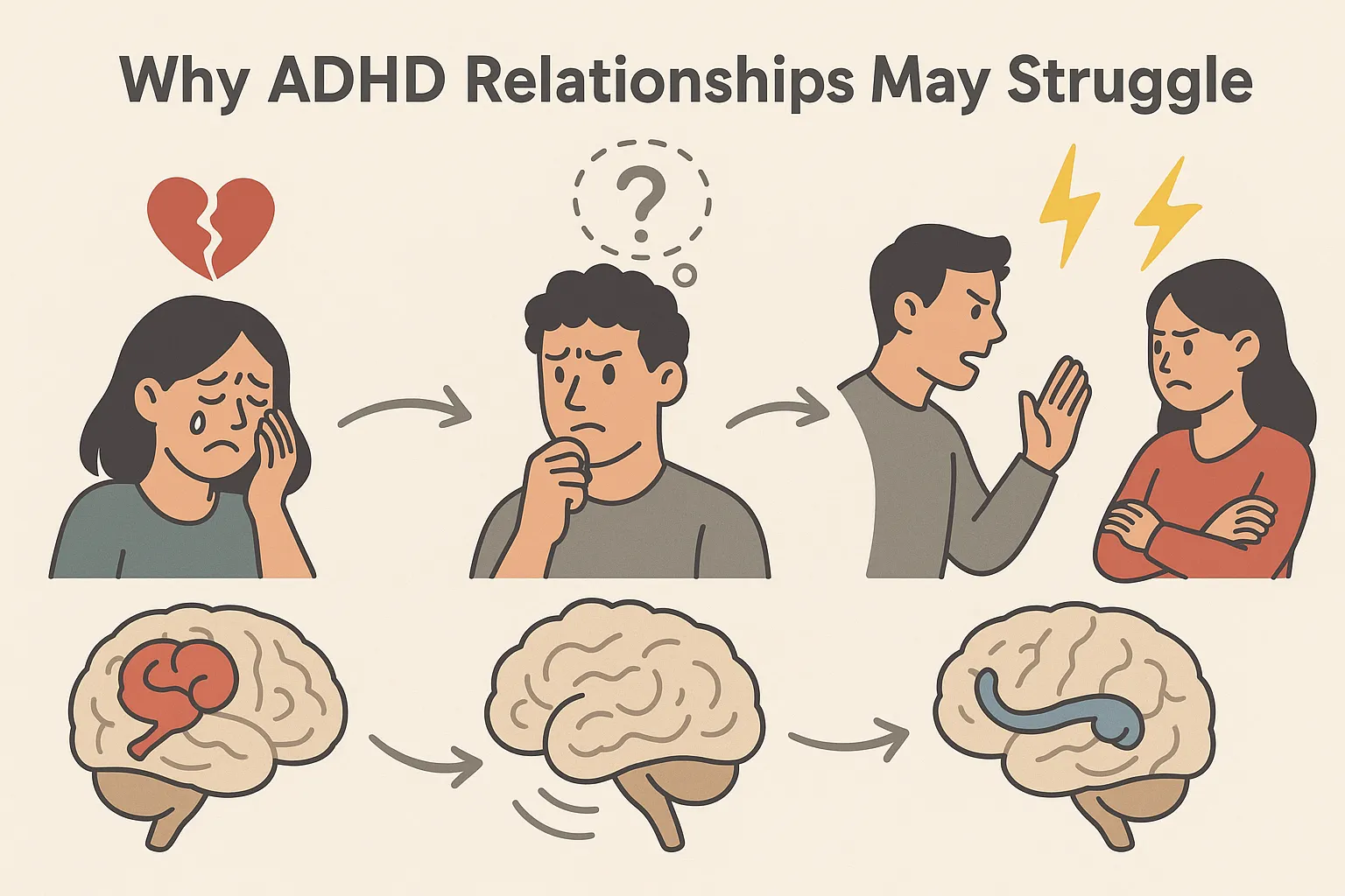 ADHD 연애, 왜 자꾸 실패로 끝날까? - 감정기복, 애정결핍, 회피 성향